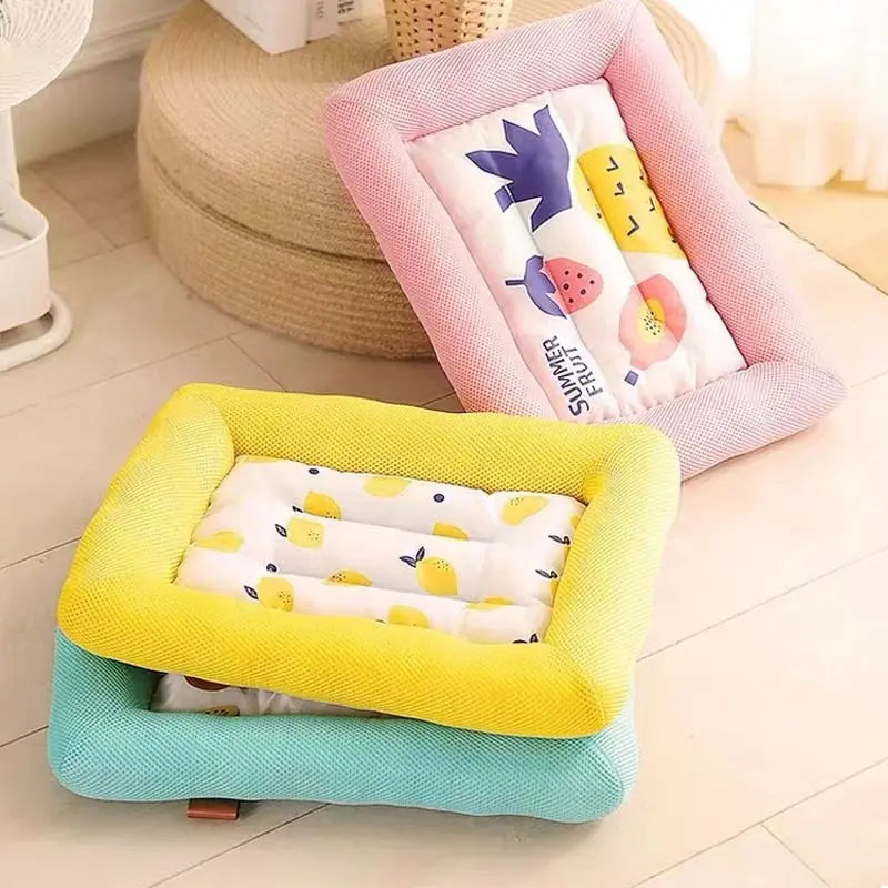 Lit d'été rafraichissant portable et léger en maille pour chat Pour toi Mon chat
