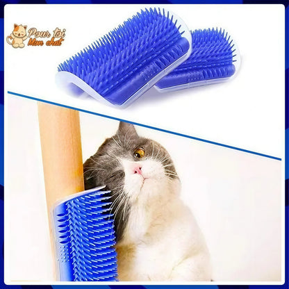 Brosse d’angle, auto-massage pour chats Pour toi Mon chat