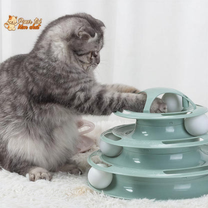 Jouet pour Chat avec Balles - Jeu2pistes™ Pour toi Mon chat