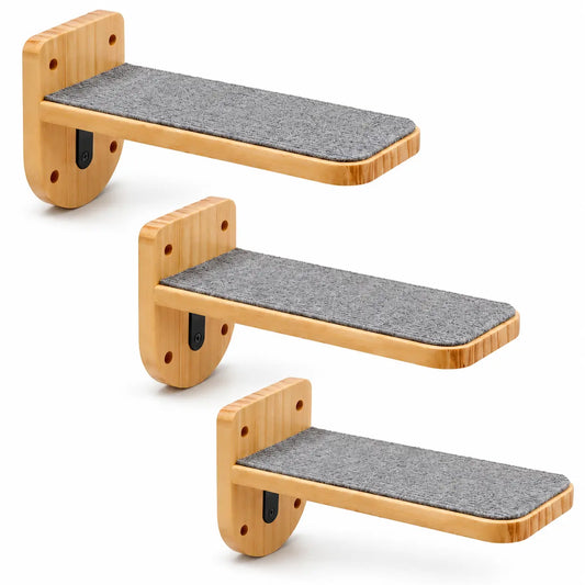 Lot de Trois Escaliers pour Chat Style Plateforme Pour toi Mon chat
