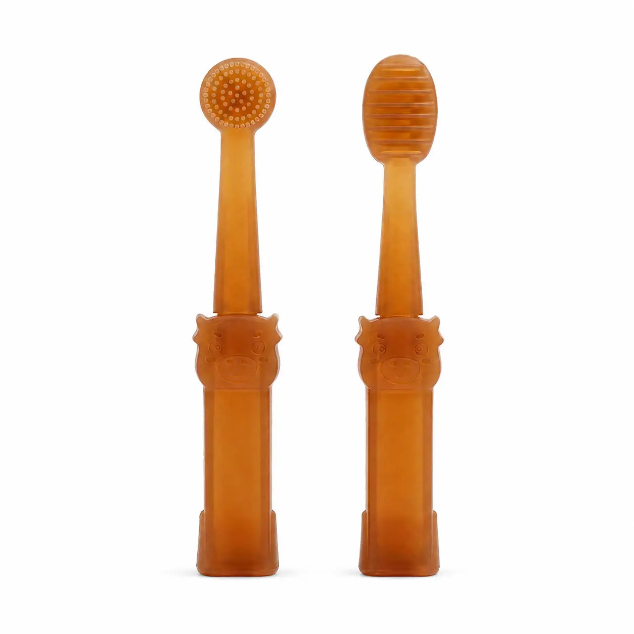 Lot de deux petites brosses à dents pour chat Pour toi Mon chat