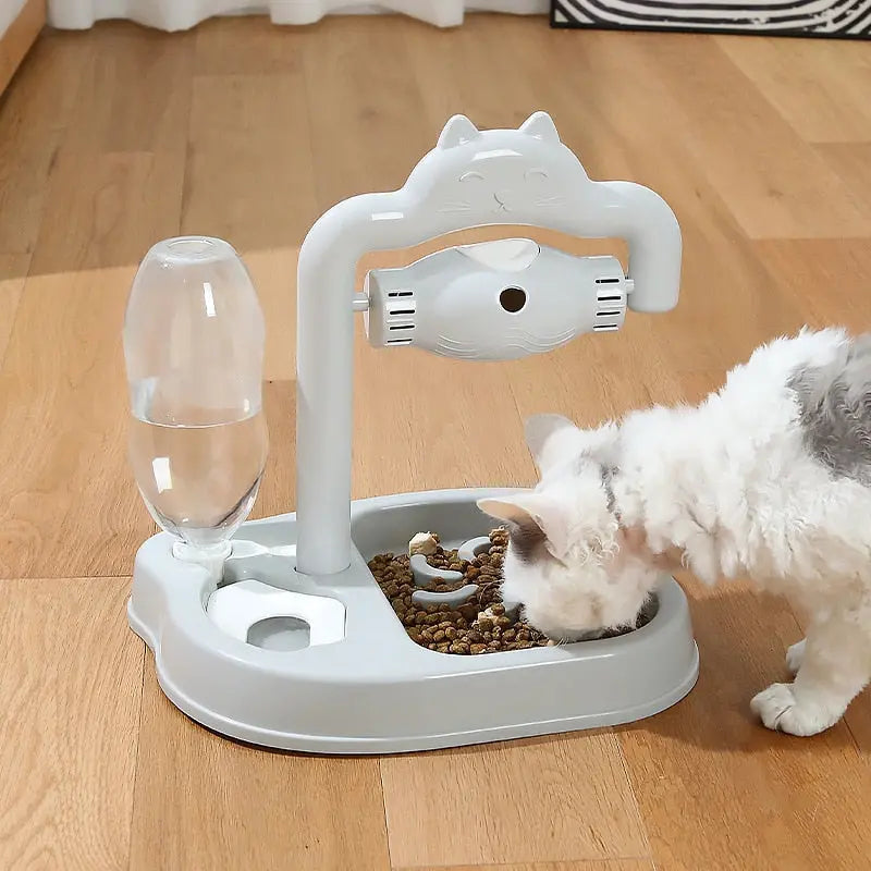 Mangeoire amusante et anti étouffement pour chat Pour toi Mon chat
