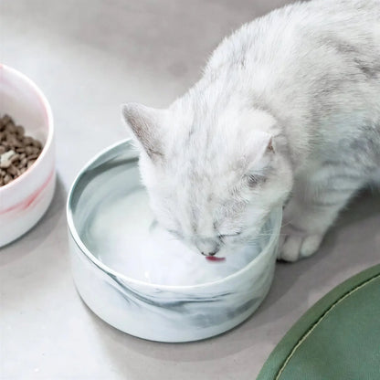 Mangeoire moderne en céramique pour chat Pour toi Mon chat