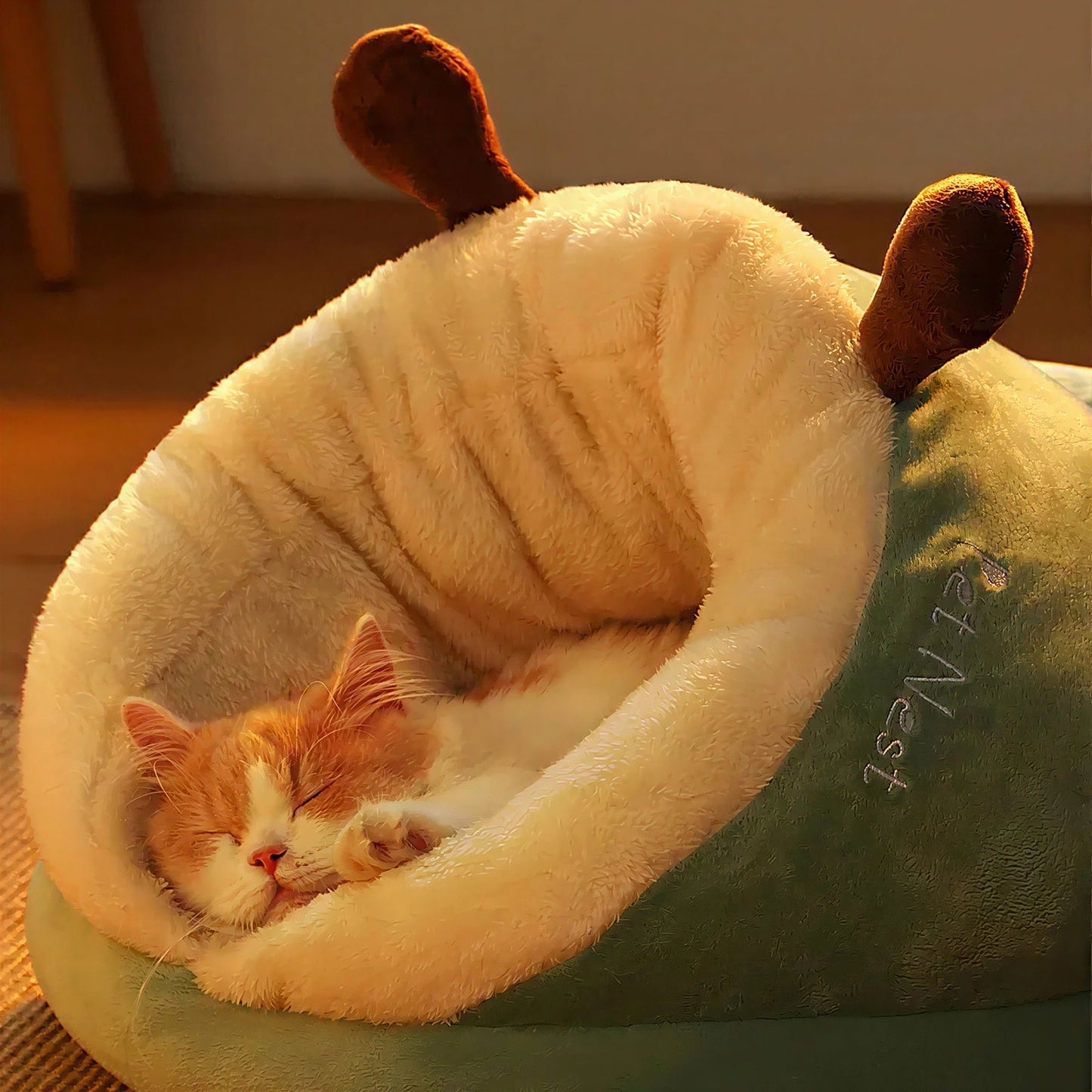 Lit Pour Chat En Forme De Chausson Avec Des Bois De Renne Pour toi Mon chat