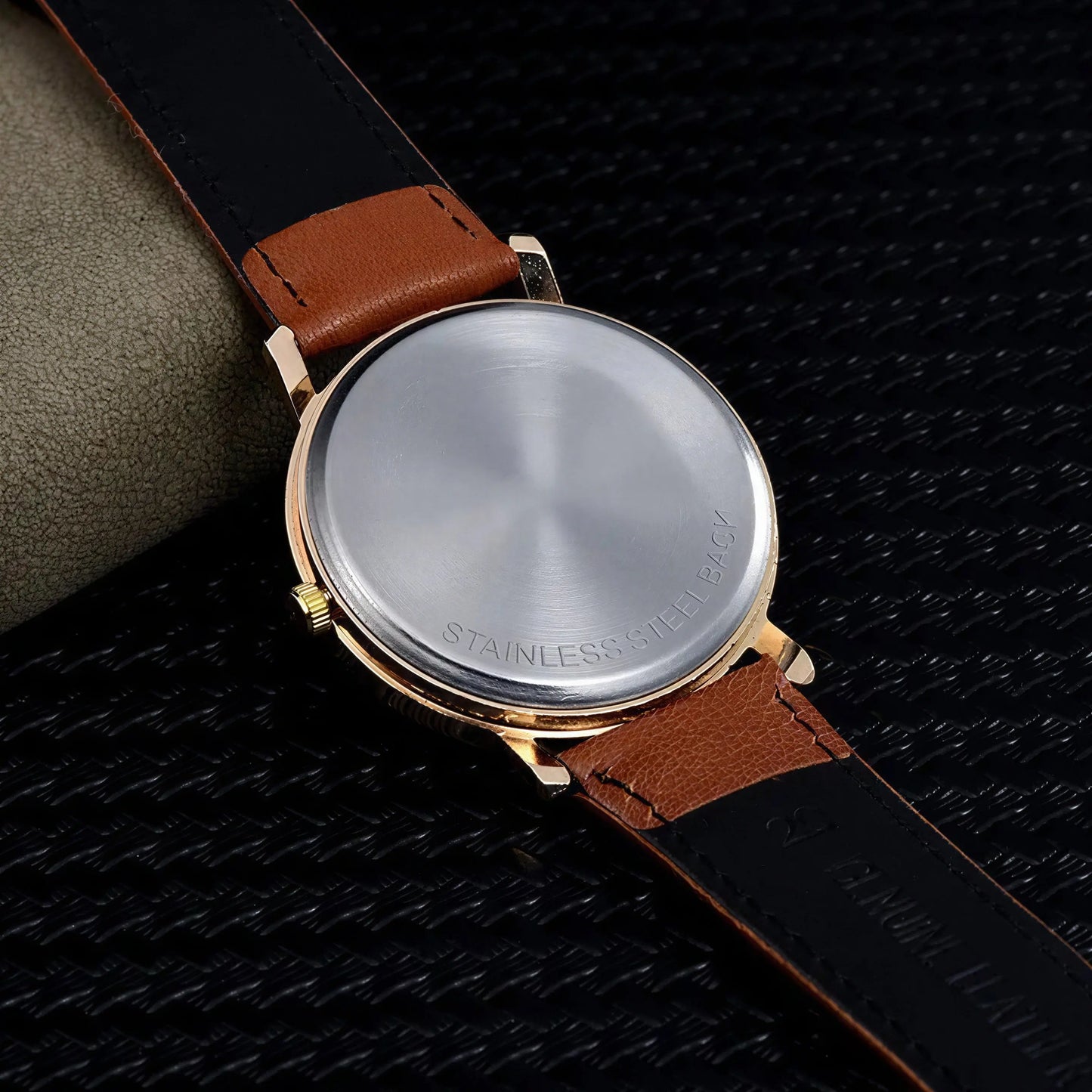Montre à quartz en cuir avec impression de chat pour femme Pour toi Mon chat