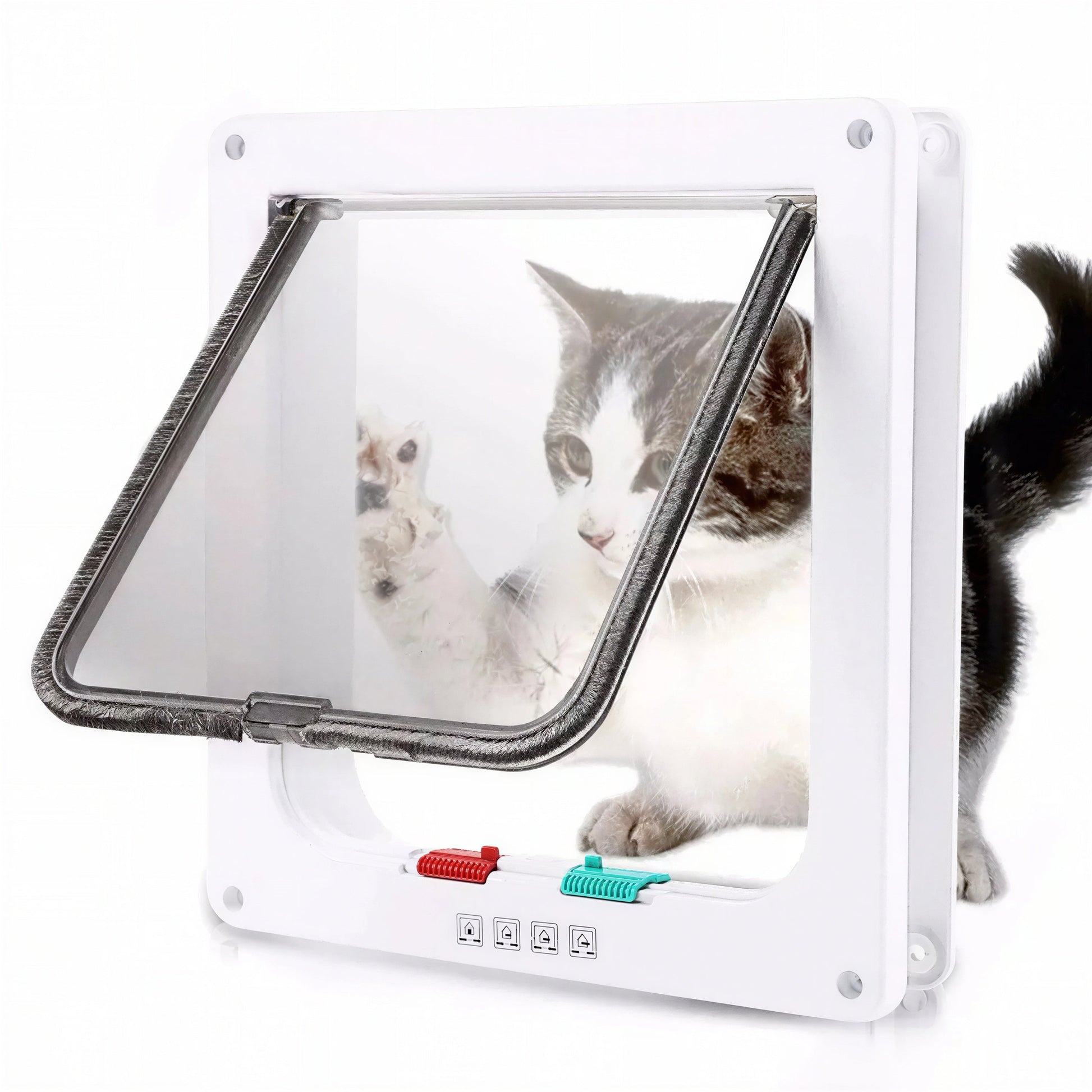 Chatière Style Porte à Rabat en Plastique Pour toi Mon chat