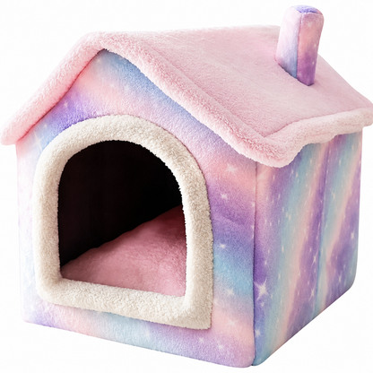 PETITE MAISON EN PELUCHE POUR CHAT – TOITpourCHAT™ Pour toi Mon chat