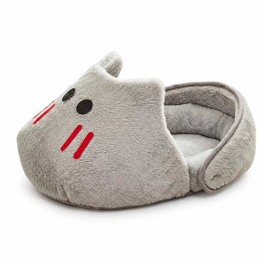 Niche pour Chat Grise Design de Pantoufle Pour toi Mon chat