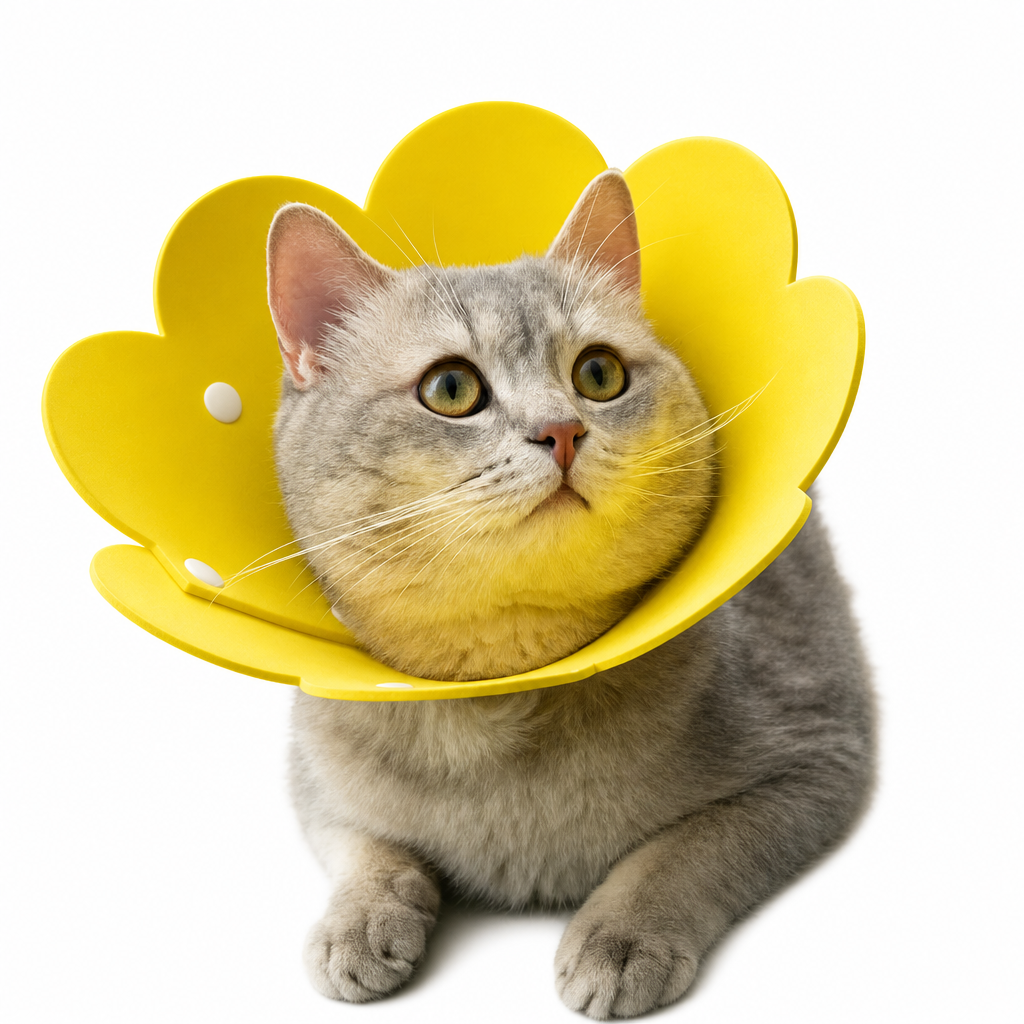 Collerette Chat Réglable et Légère en Forme de Fleur Pour toi Mon chat