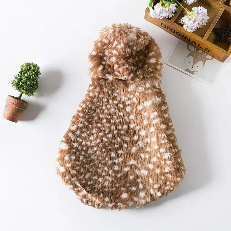 Noël Pour Chat Cape Chaude Déguisement Renne Pour toi Mon chat