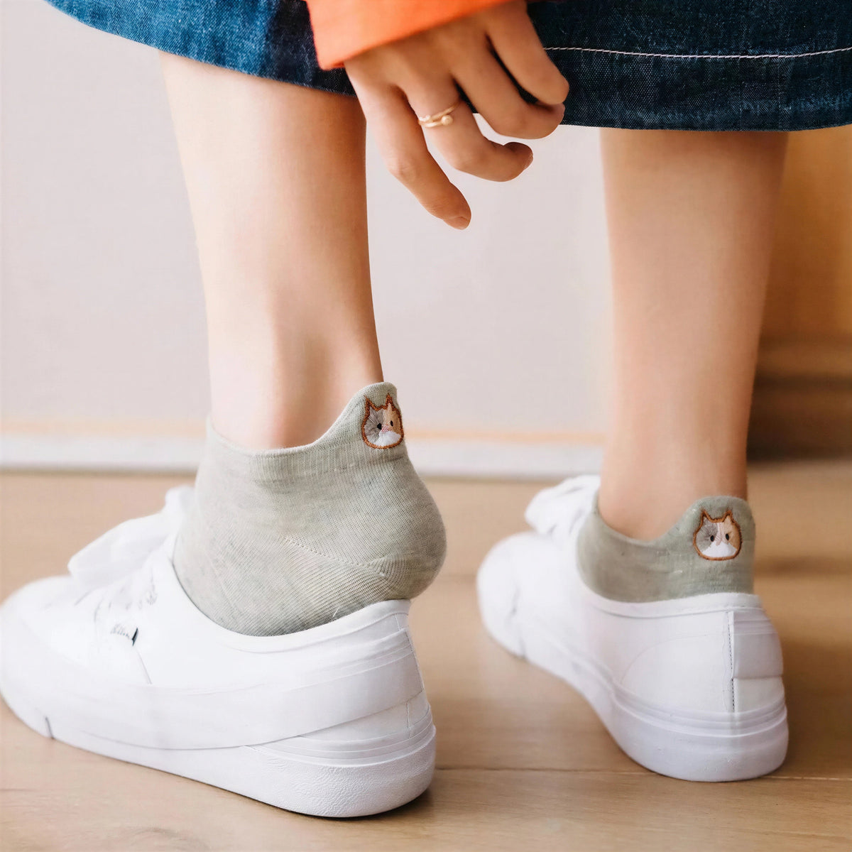 Cadeau Fan De Chat Chaussettes Avec Motif Chat Aux Talons Pour toi Mon chat