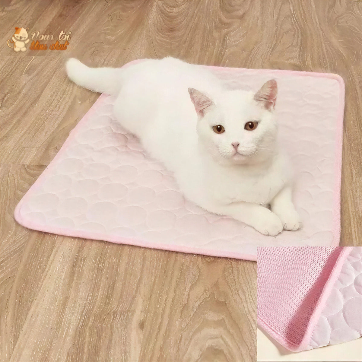 Tapis rafraîchissant & reposant - CHATauFrais™ Pour toi Mon chat