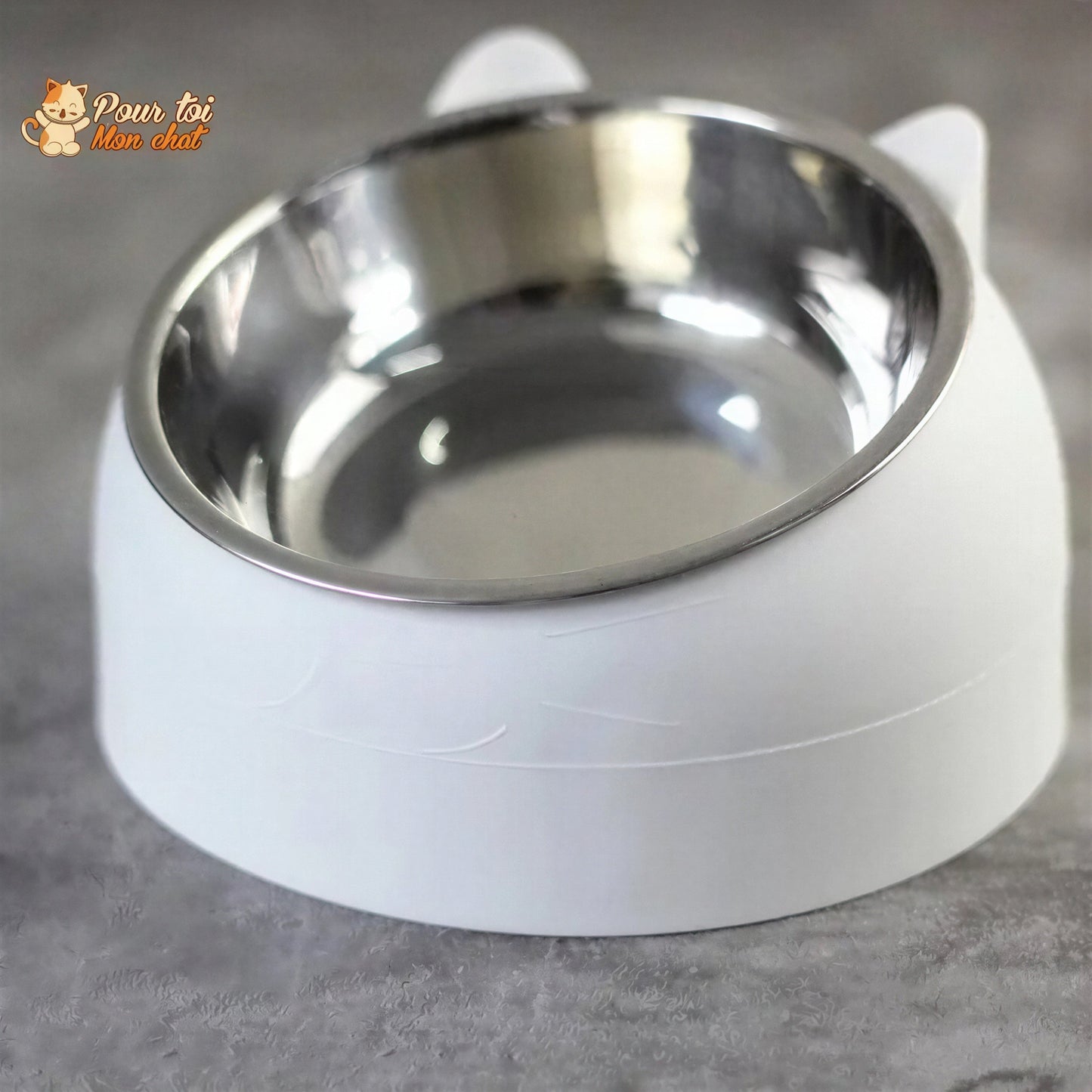 Gamelle Inclinée pour Chat - KittyBowl™ Pour toi Mon chat