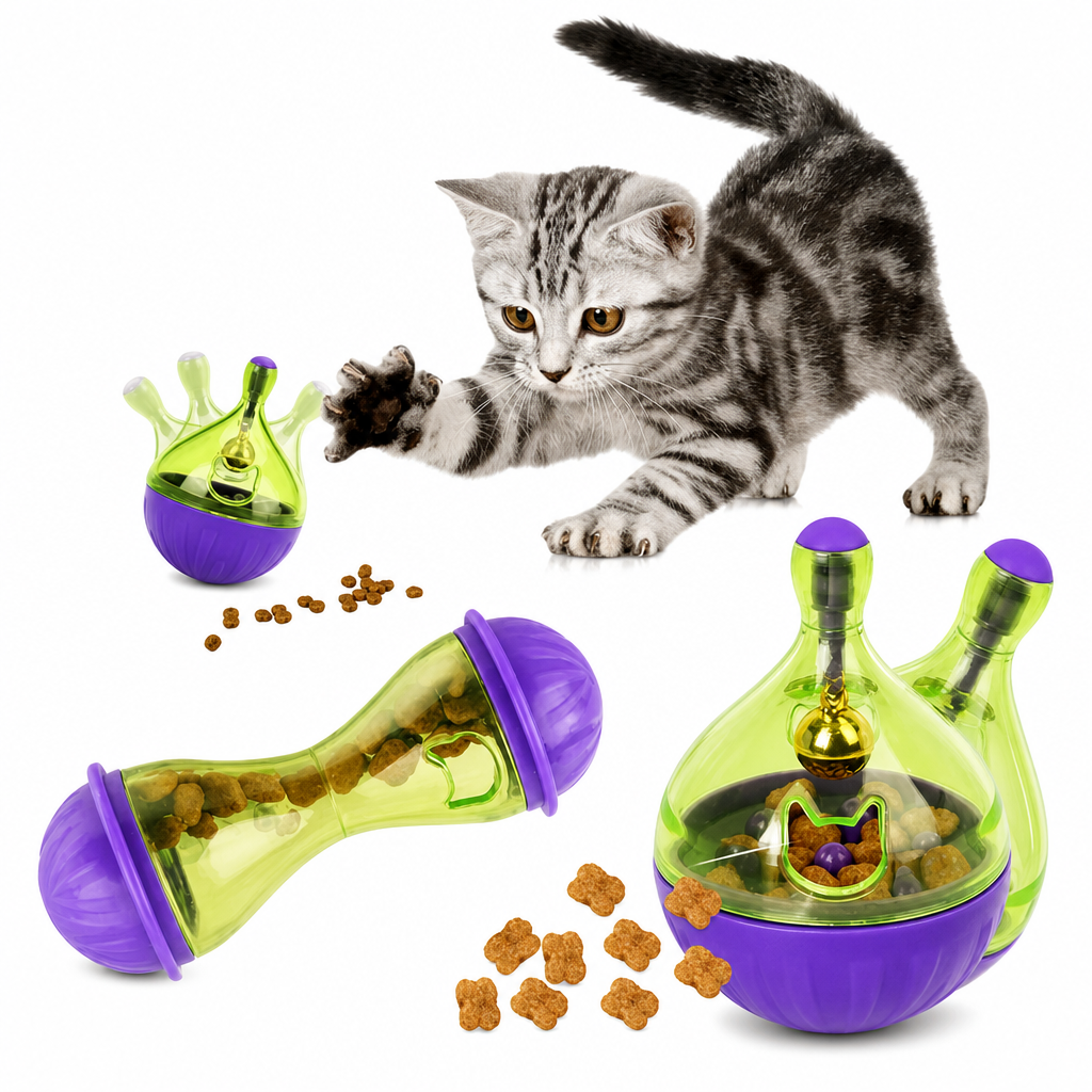 Bol interactif amusant pour chaton Pour toi Mon chat