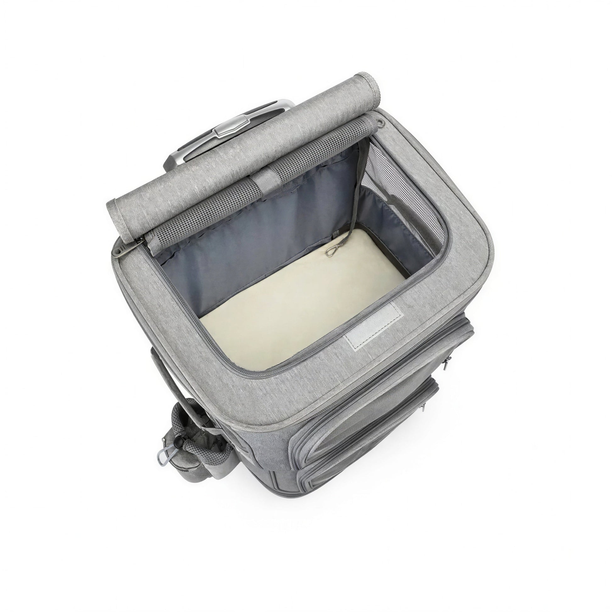 Sac pliable télescopique à roulettes pour chat Pour toi Mon chat