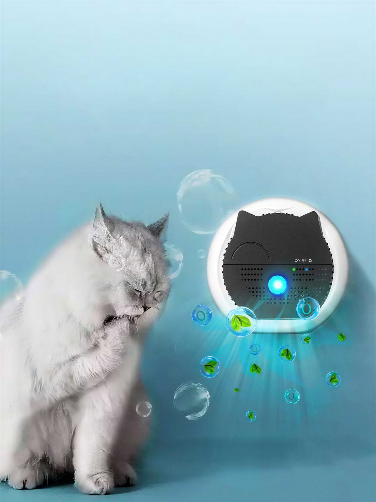Purificateur d'air à minuterie intelligente pour chat - vue 2