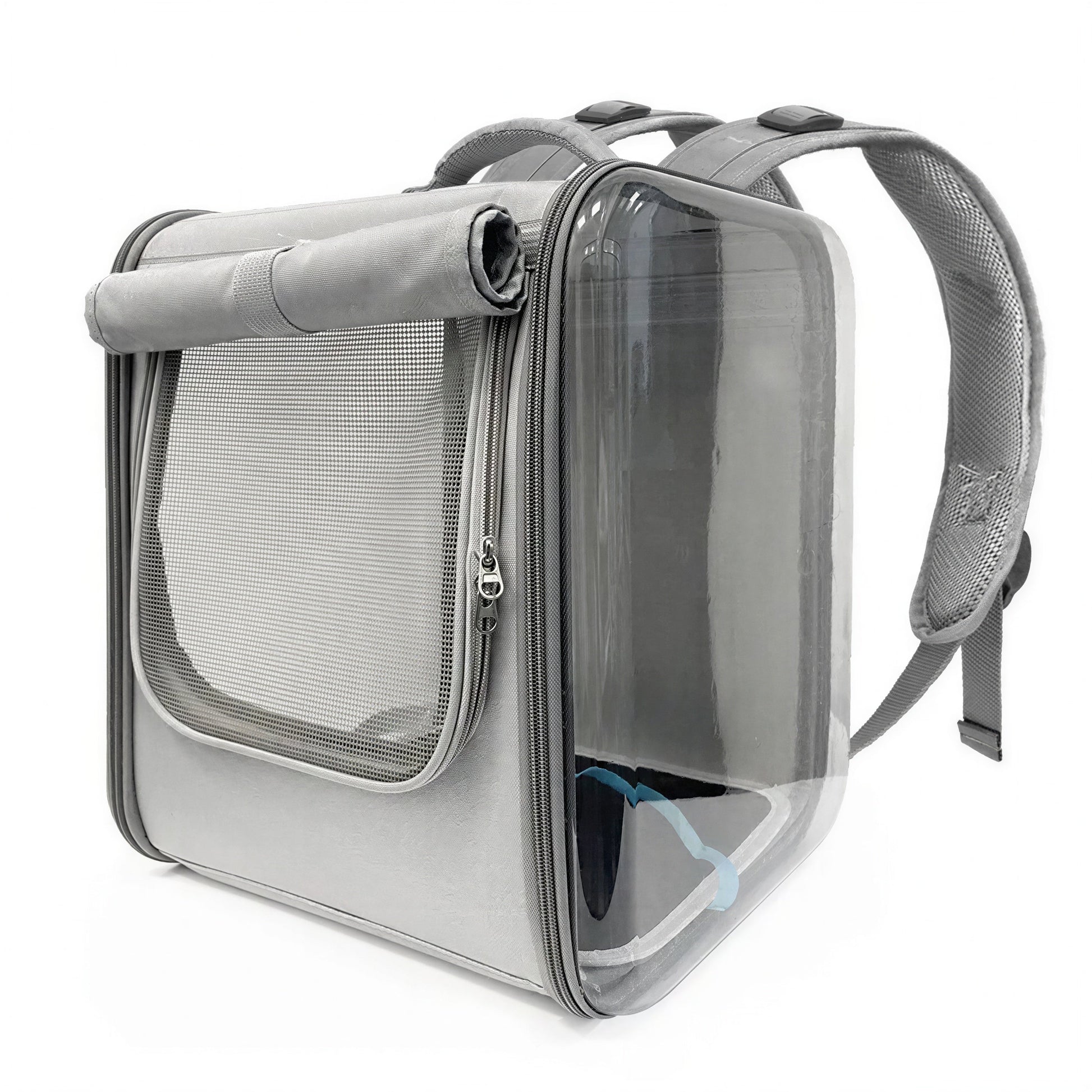 Sac à dos carré de transport spacieux pour chat Pour toi Mon chat