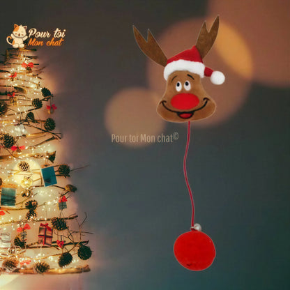 Noël Jouets en Peluche, fourrure, boule, cloche, poupées - Pour Chat - PomponNoëlChat™ Pour toi Mon chat