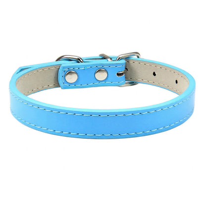 Collier en cuir souple et solide pour gros chat Pour toi Mon chat