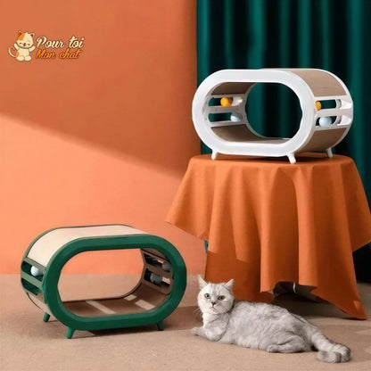 Griffoir ludique, design et spacieux pour chats Pour toi Mon chat