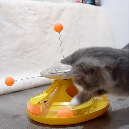 Jouet pour Chat Distributeur de Croquettes - Tournichat™ Pour toi Mon chat