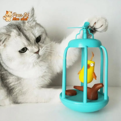 Cage à oiseau ludique pour chat - Titi&GrosMinet™ Pour toi Mon chat