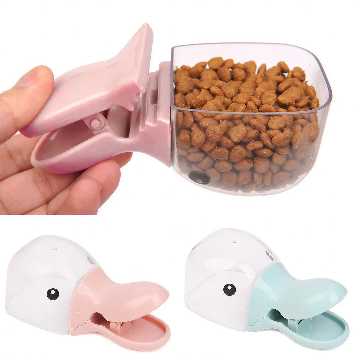Cuillère à bec de canard en plastique pour chat Pour toi Mon chat