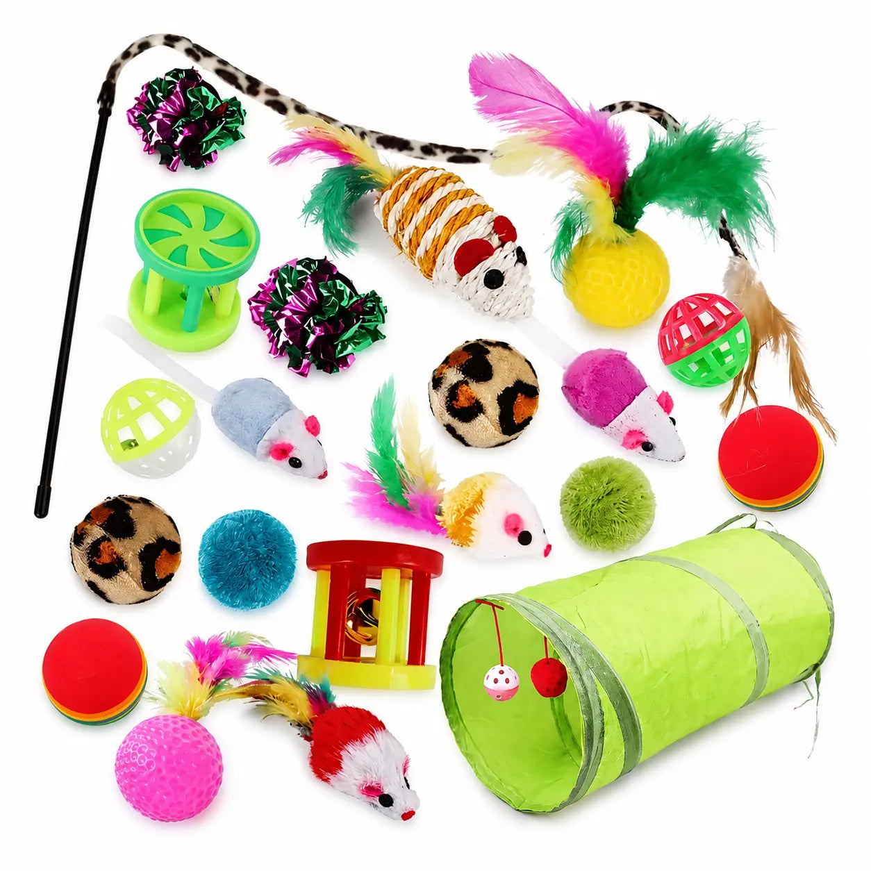Pack de jouets divers et rigolos pour chat - TousmesJouets4Cat™ Pour toi Mon chat