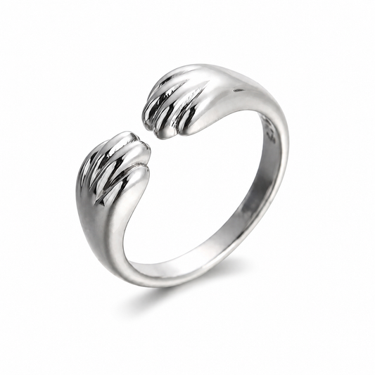 Bague Chat Ouverte et Réglable pour Femme - vue 1