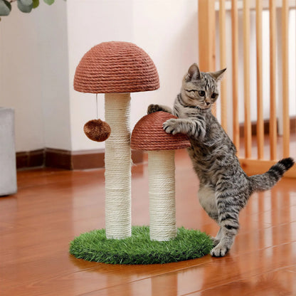 Petit arbre à chat en forme de champignon Pour toi Mon chat