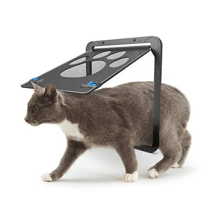 Porte-fenêtre à rabat magnétique verrouillable pour chat Pour toi Mon chat