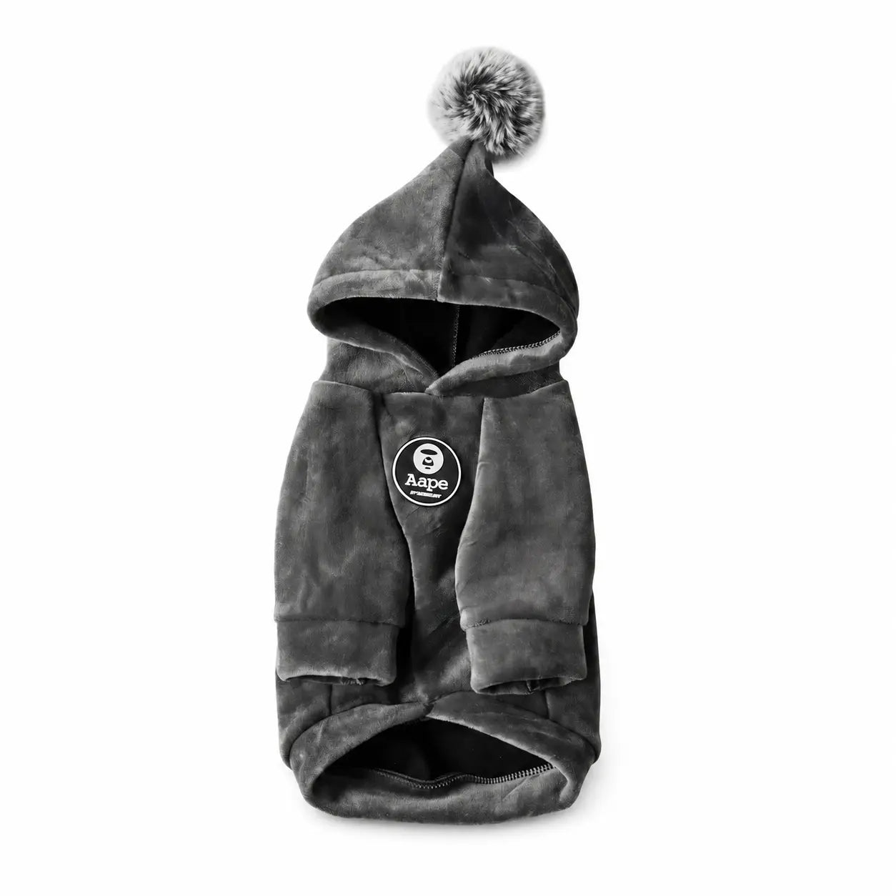 Pull pour Chat Style Pyjama avec un Pompon sur la Capuche Pour toi Mon chat