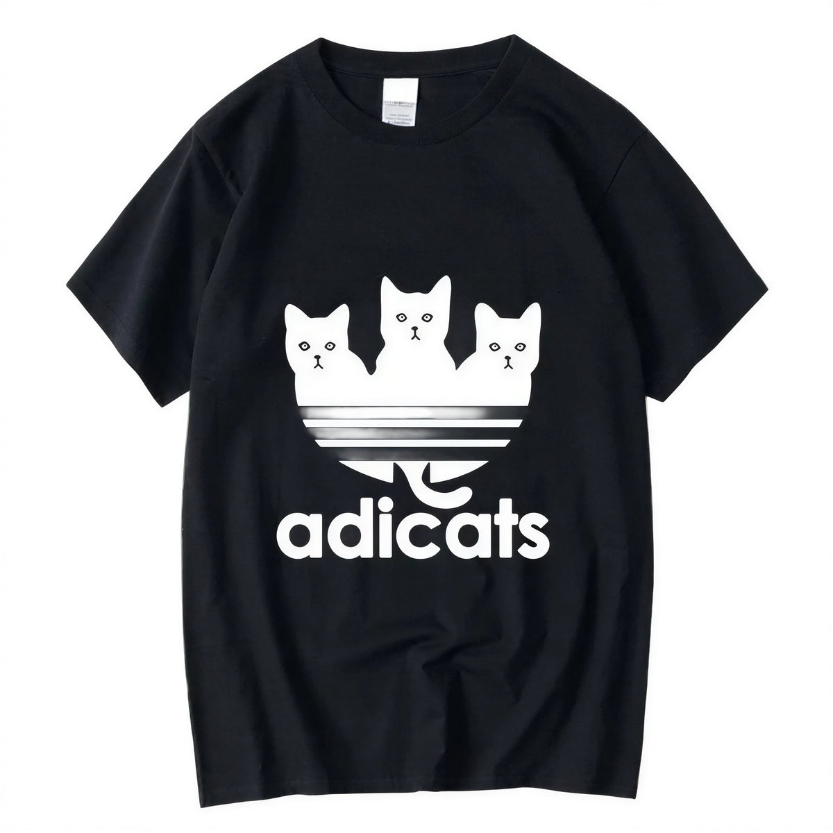 T-shirt col rond avec trois chatons pour homme Pour toi Mon chat