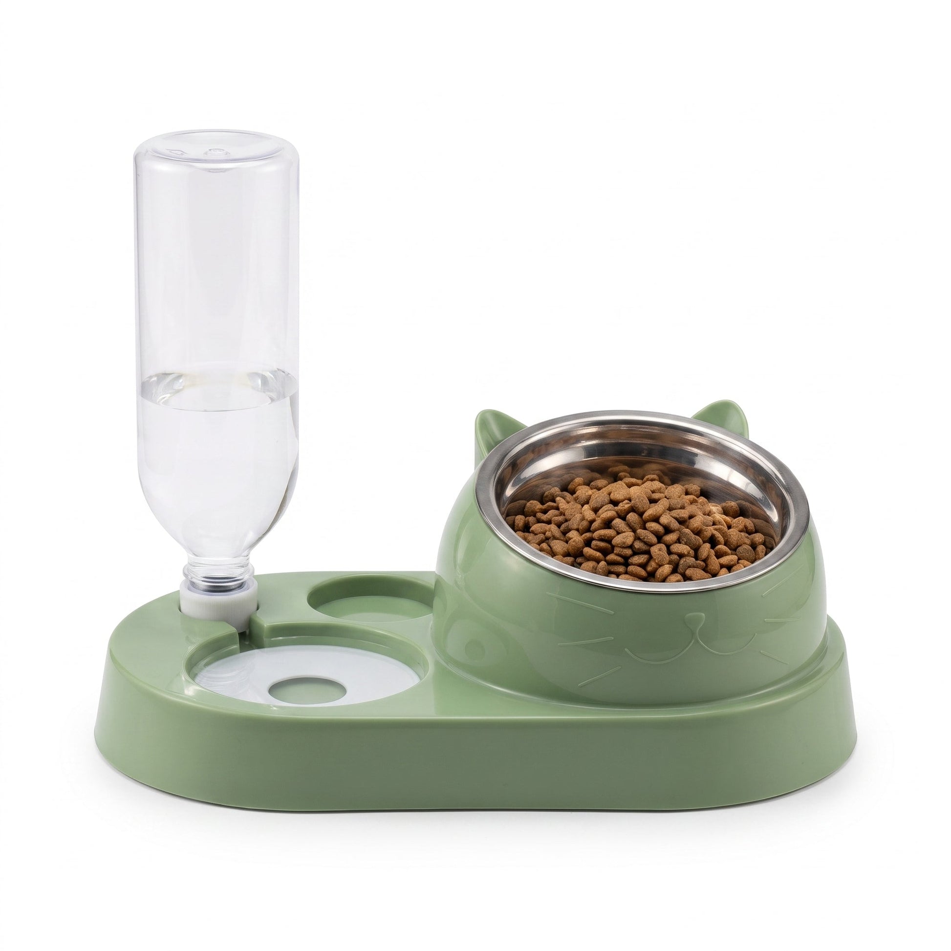 Bol en acier inoxydable pour chats Pour toi Mon chat