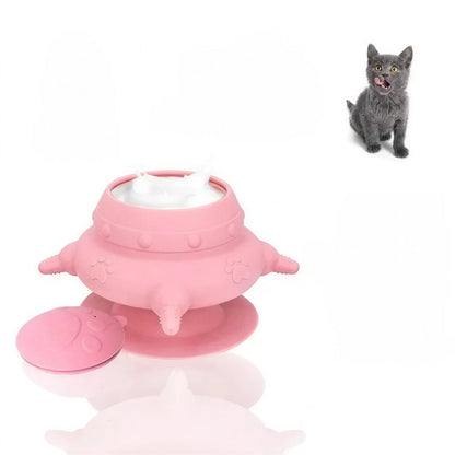 Biberon Chaton en Forme de Bol avec Quatre Tétines Pour toi Mon chat