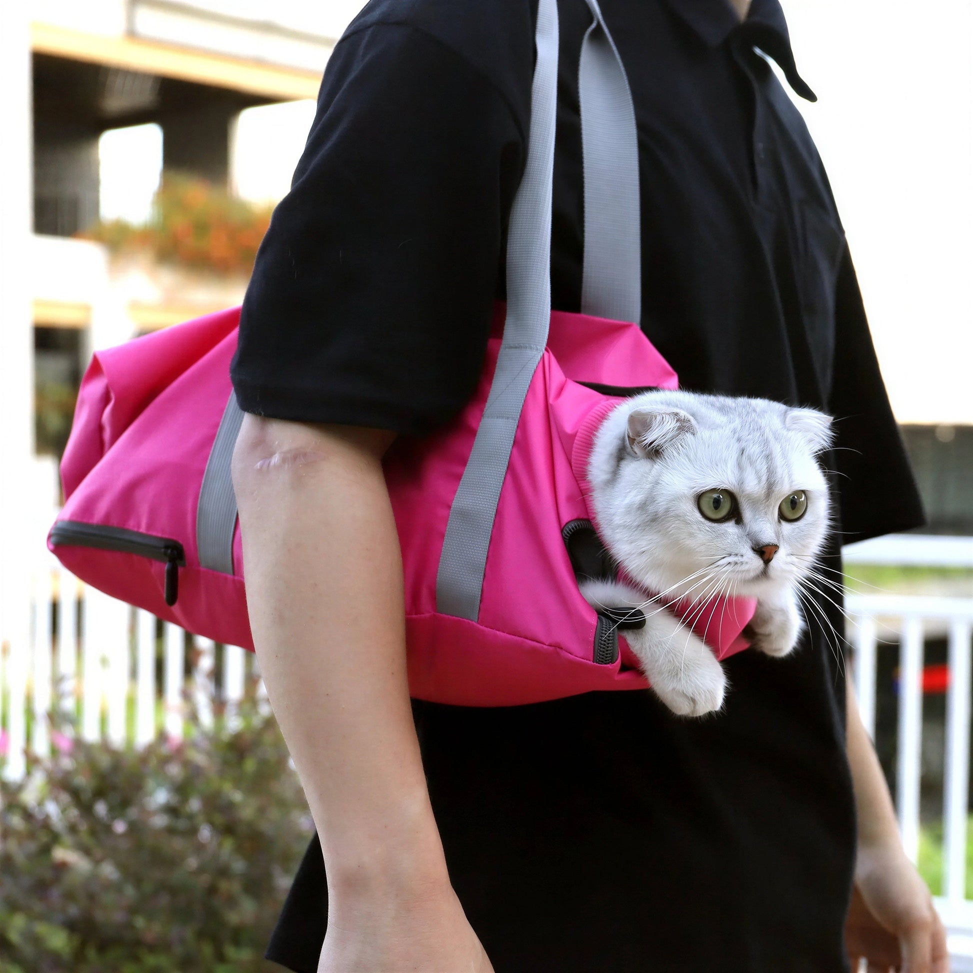 Sac de transport multifonctions pour chats Pour toi Mon chat