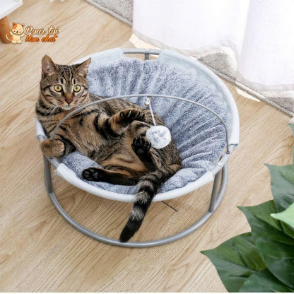 Panier Suspendu avec un Jouet - Hamac4cat™ Pour toi Mon chat