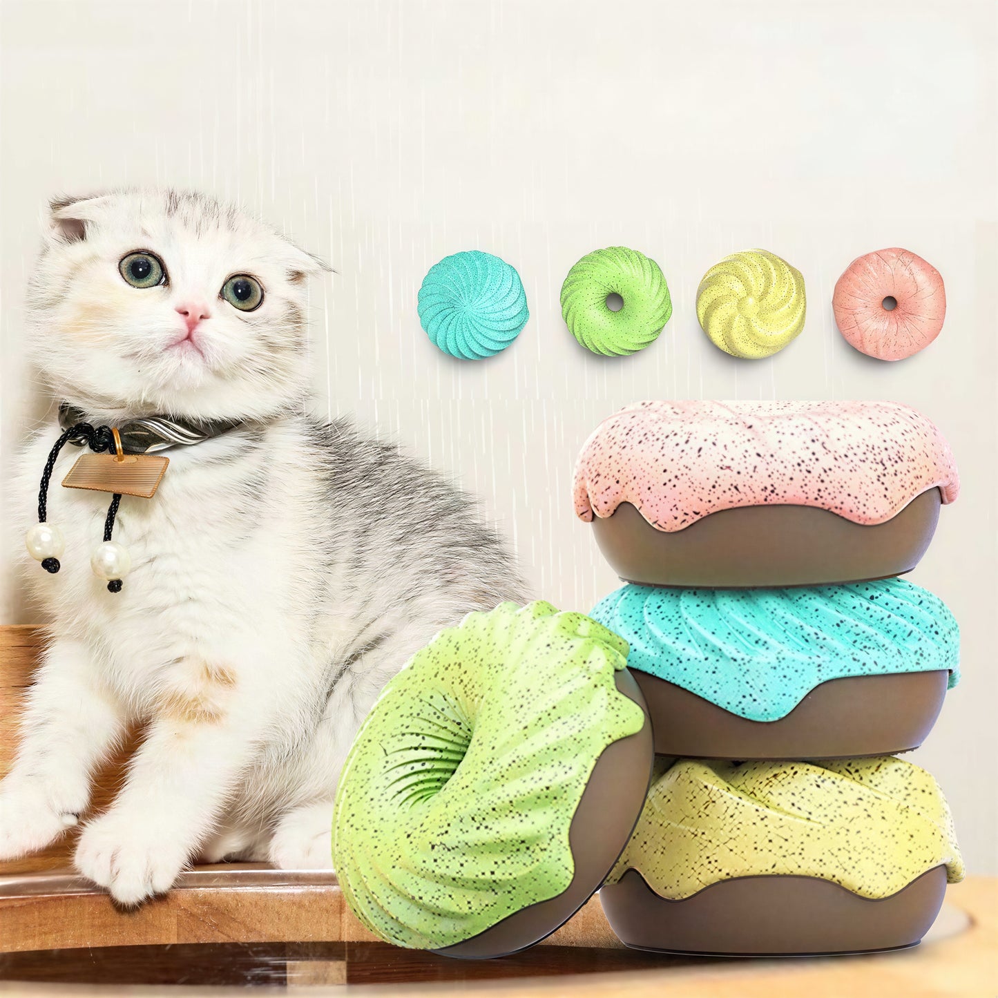 Lot de quatre désodorisants pour litière pour chat - vue 2