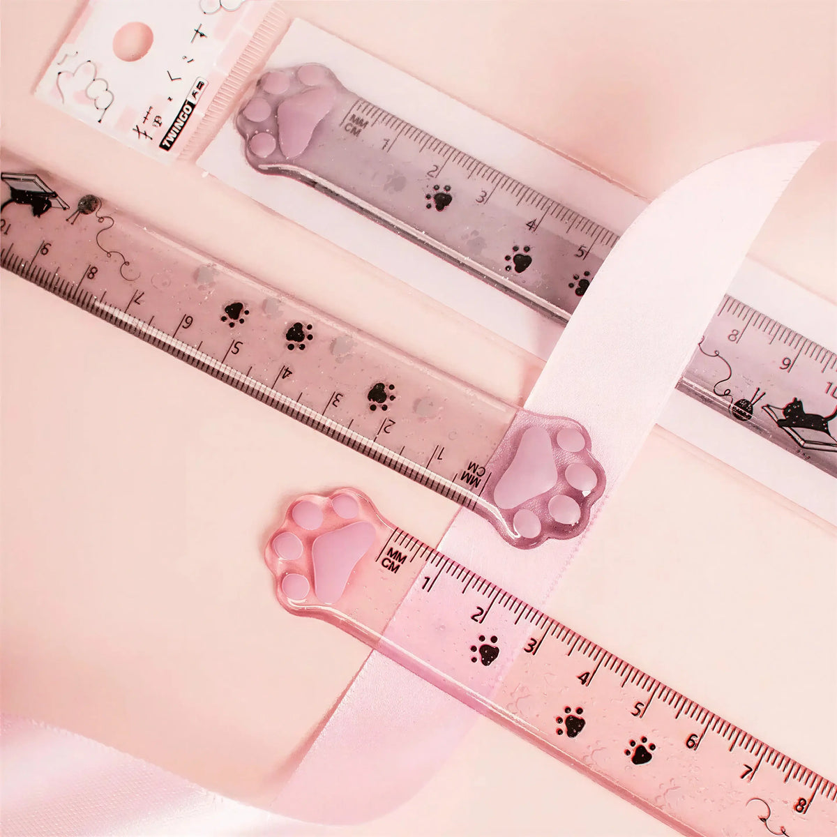 Règle droite avec patte de chat Pour toi Mon chat