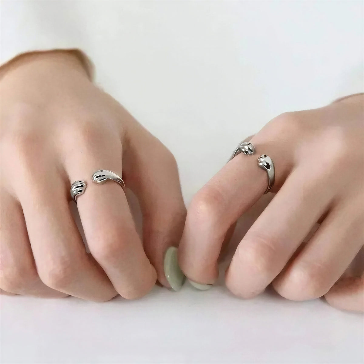 Bague Chat Ouverte et Réglable pour Femme - vue 4