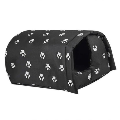 Cabane pour Chat Extérieur Chaude et Imperméable Pour toi Mon chat