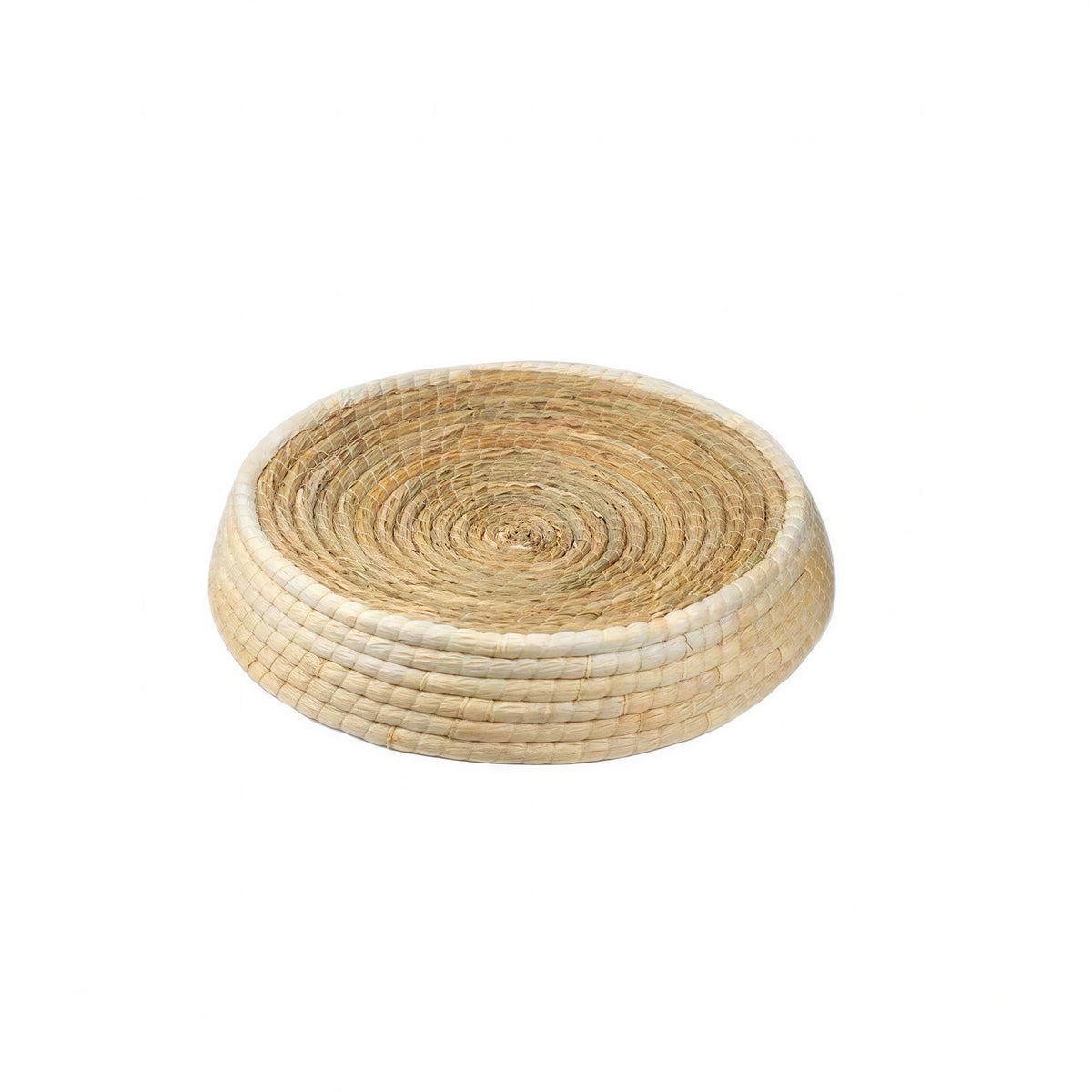 Lit en paille tissé à la main pour chat Pour toi Mon chat