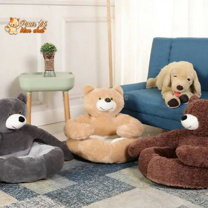 NICHE EN PELUCHE OURSON POUR CHAT - OURSàCHAT™ Pour toi Mon chat