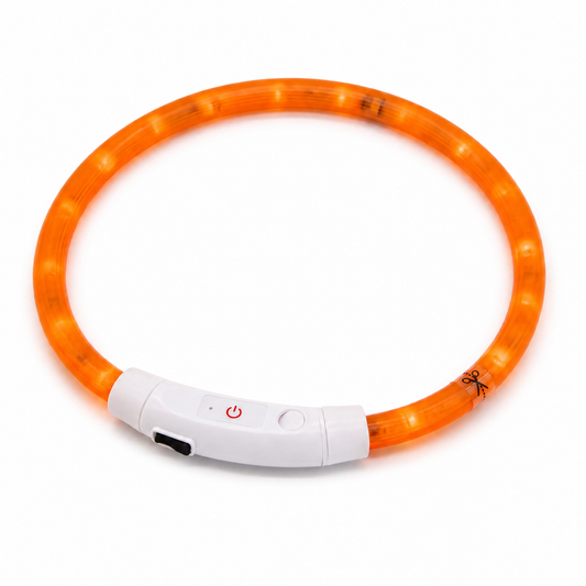 Collier Anti Fugue Lumineux à LED Rechargeable Pour toi Mon chat