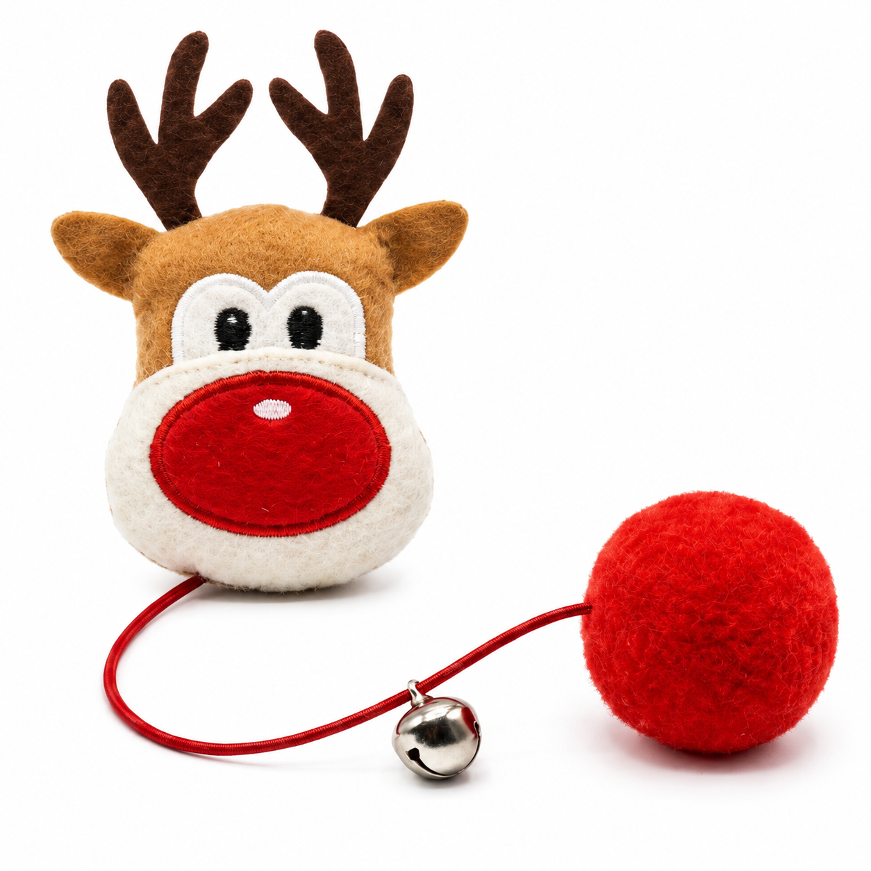 Noël Jouets en Peluche, fourrure, boule, cloche, poupées - Pour Chat - PomponNoëlChat™ Pour toi Mon chat