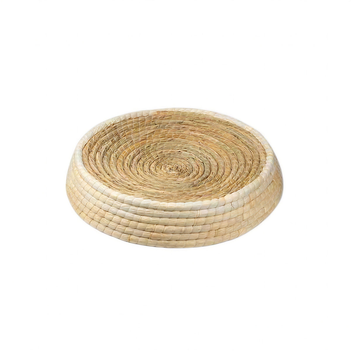Lit en paille tissé à la main pour chat Pour toi Mon chat
