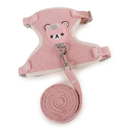 Sangle de poitrine en glaçure avec design d'ourson pour chat Pour toi Mon chat