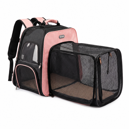 Sac à dos pliable et respirant avec fermeture éclair de sécurité pour chat Pour toi Mon chat