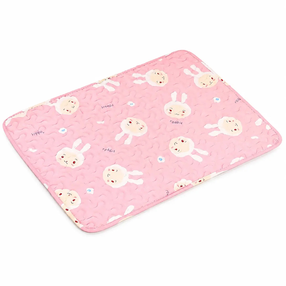 Tapis Rafraichissant Chat avec Motifs de Lapins Pour toi Mon chat