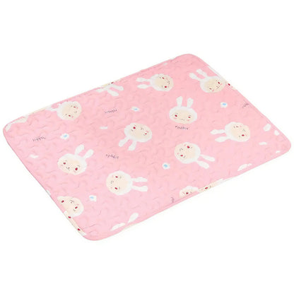 Tapis Rafraichissant Chat avec Motifs de Lapins Pour toi Mon chat